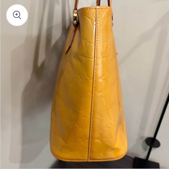 LOUIS VUITTON Yellow Ombre Vernis Houston Tote - Picture 4 of 14
